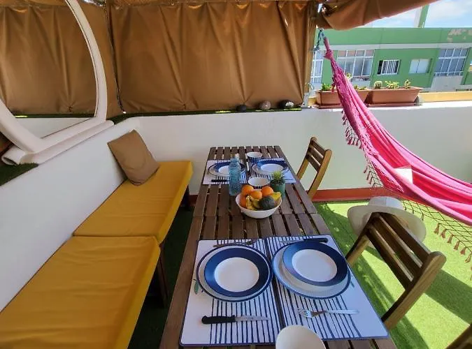 Calandria Confital 8 Con Terraza Y Bbq Proxima Playa 라스팔마스